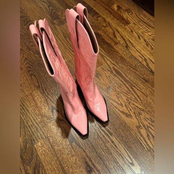 Free People Jeffrey Campbell Dagget Western Boots Soft Pink Free People size 7.5 - Picture 5 of 7